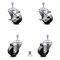Service Caster 3 Inch Phenolic Wheel Swivel 3/8 Inch Threaded Stem Caster Brakes SCC, 2PK SCC-TS20S314-PHR-381615-2-TLB-2 - alternate 1